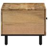 vidaXL Mesa de centro de madera maciza de mango 80x50x40 cm