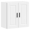 vidaXL Armario de pared para cocina Porto madera de ingenier&iacute;a blanca