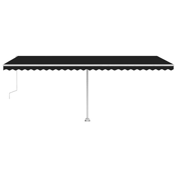 vidaXL Toldo de pie autom&aacute;tico gris antracita 600x300 cm