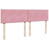 vidaXL Estructura cama otomana con colch&oacute;n terciopelo rosa 180x200 cm