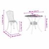 vidaXL Conjunto de Comedor de Jard&iacute;n 7 pcs Aluminio
