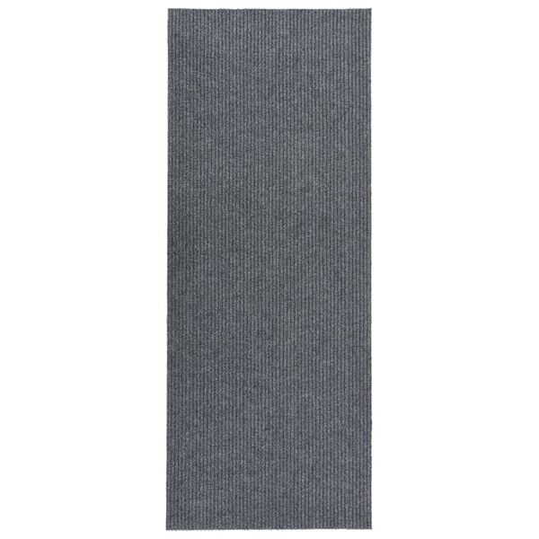 vidaXL Alfombra de pasillo atrapa suciedad 100x300 cm gris