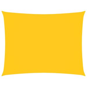 vidaXL Toldo de vela rectangular de tela oxford amarillo 2,5x3,5 m