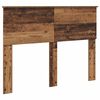 vidaXL Estructura de cama con cabecera Madera vieja 120 x 190 cm