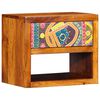 vidaXL Armario de Noche Marr&oacute;n 40 x 35 x 35 cm Madera de Acacia S&oacute;lida