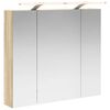 vidaXL Armario con espejo de ba&ntilde;o Roble Sonoma 80 x 14.5 x 70 cm