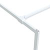 vidaXL Mampara de ducha vidrio ESG transparente blanco 100x195 cm