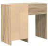 vidaXL Escritorio Roble Sonoma 90 x 37.5 x 75 cm Madera contrachapada