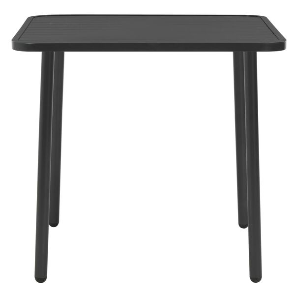 vidaXL Juego de comedor de jardín 5 piezas acero gris oscuro