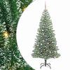 vidaXL &Aacute;rbol de Navidad Artificial Nevado con Luz LED Verde y 240 cm