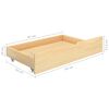 vidaXL Estructura de cama con 2 cajones madera maciza pino 140x200 cm