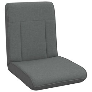 vidaXL Silla de suelo Gris oscuro 50 x 73 x 60 cm tela
