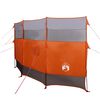 vidaXL Cortaviento de camping impermeable naranja 366x152x152 cm