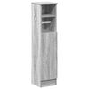 vidaXL Mueble de ba&ntilde;o con portarrollos gris Sonoma 20,5x22x90 cm