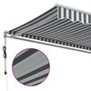 vidaXL Toldo retr&aacute;ctil autom&aacute;tico gris antracita y blanco 600x350 cm