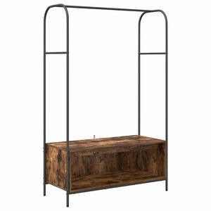 vidaXL Perchero para ropa Roble Marr&oacute;n 100 x 44 x 160 cm