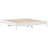 vidaXL Cama sin colch&oacute;n madera maciza de pino blanca 180x200 cm