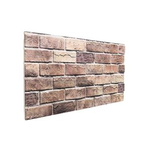 vidaXL Paneles de pared 10 uds. 100 x 50 cm Marr&oacute;n y gris Espuma EPS