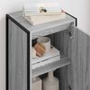vidaXL Vitrina Gris Sonoma 43 x 36 x 75,5 cm Madera contrachapada