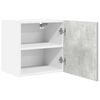 vidaXL Mueble colgante 2 pcs Gris Concreto y 40 x 31 x 40 cm