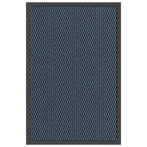 vidaXL Felpudo azul 40x60 cm