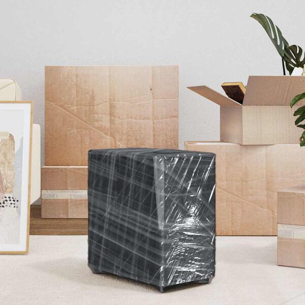 vidaXL Film estirable 2 uds transparente 20 &mu;m 50 cm x 300 m