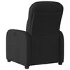 vidaXL Sill&oacute;n reclinable el&eacute;ctrico de tela negro