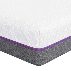 vidaXL Colch&oacute;n de espuma viscoel&aacute;stica Medio 80 x 160 cm Blanco y gris
