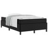 vidaXL Estructura de cama con colch&oacute;n Negro 120 x 190 cm tela