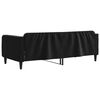 vidaXL Sof&aacute; cama sin colch&oacute;n terciopelo negro 90x190 cm