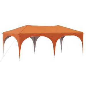 vidaXL Carpa Plegable para Fiestas 575 x 288 x 245 cm Naranja