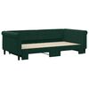vidaXL Sof&aacute; cama nido terciopelo verde oscuro 100x200 cm