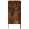 vidaXL Zapatero madera de ingenier&iacute;a roble ahumado 100x35x70 cm