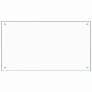 vidaXL Protector contra salpicaduras cocina vidrio templado 90x50 cm