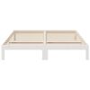 vidaXL Estructura de cama sin colch&oacute;n madera maciza de pino 160x200 cm