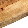 vidaXL Tablero de mesa borde natural madera maciza mango 140x30x3,8 cm
