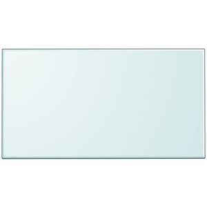 vidaXL Tablero de mesa de cristal templado cuadrado 1200x650 mm
