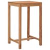 vidaXL Mesa alta de jard&iacute;n madera maciza de teca 60x60x105 cm