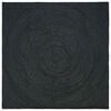 vidaXL Alfombras de &aacute;rea Gris oscuro 240 x 240 cm yute