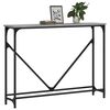 vidaXL Mesa consola madera de ingeniería gris Sonoma 102x22,5x75 cm
