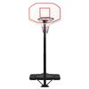 vidaXL Canasta de baloncesto polietileno blanco 258-363 cm