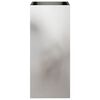 vidaXL Jardinera de acero inoxidable plateado 32x29x75 cm