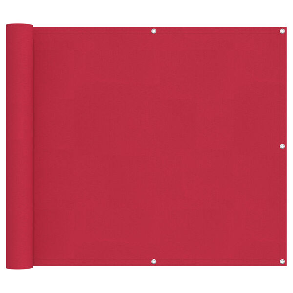 vidaXL Pantalla de Balc&oacute;n Burdeos 100 x 300 cm Tela Oxford