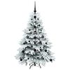 vidaXL &Aacute;rbol de Navidad artificial con 150 LED 120 cm PE y PVC