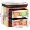 vidaXL Armario de Noche con caj&oacute;n 2 pcs Multicolor 40 x 30 x 40 cm