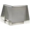 vidaXL Muro de Contenci&oacute;n 50 x 50 x 40 cm Acero inoxidable Plateado