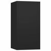 vidaXL Muebles para TV 2 uds madera contrachapada negro 30,5x30x60 cm