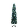 vidaXL Árbol de Navidad artificial Verde 180 cm PVC, Acero y Plástico
