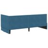 vidaXL Estructura de cama en esquina Azul 90 cm x 200 cm Terciopelo