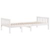 vidaXL Cama para ni&ntilde;os sin colch&oacute;n madera maciza pino blanca 90x190 cm